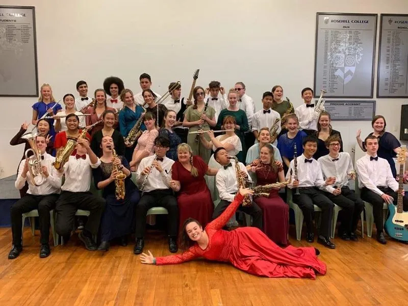Rosehill College musicians performing