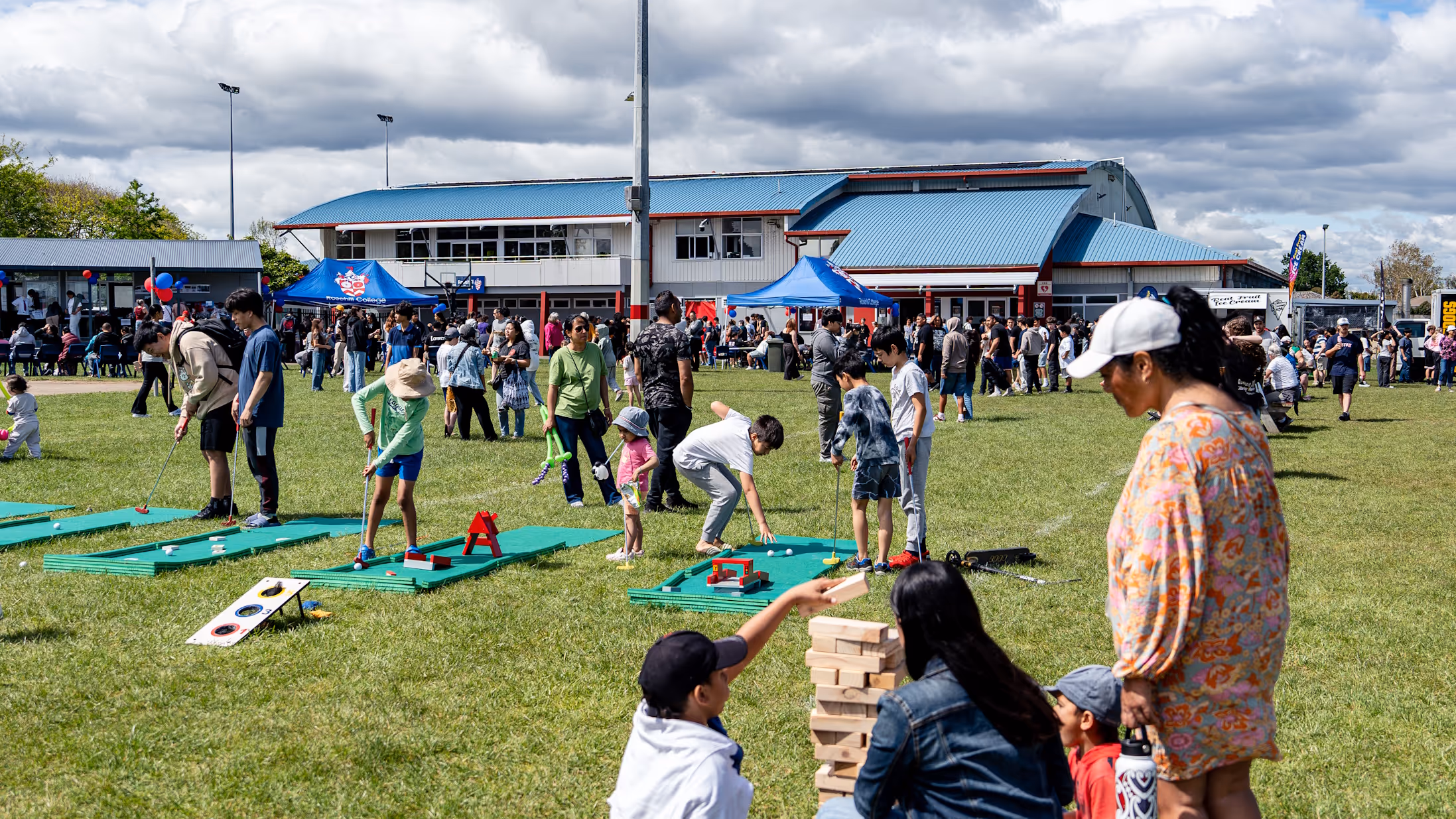 Rosehill College Student Council members at a school community event