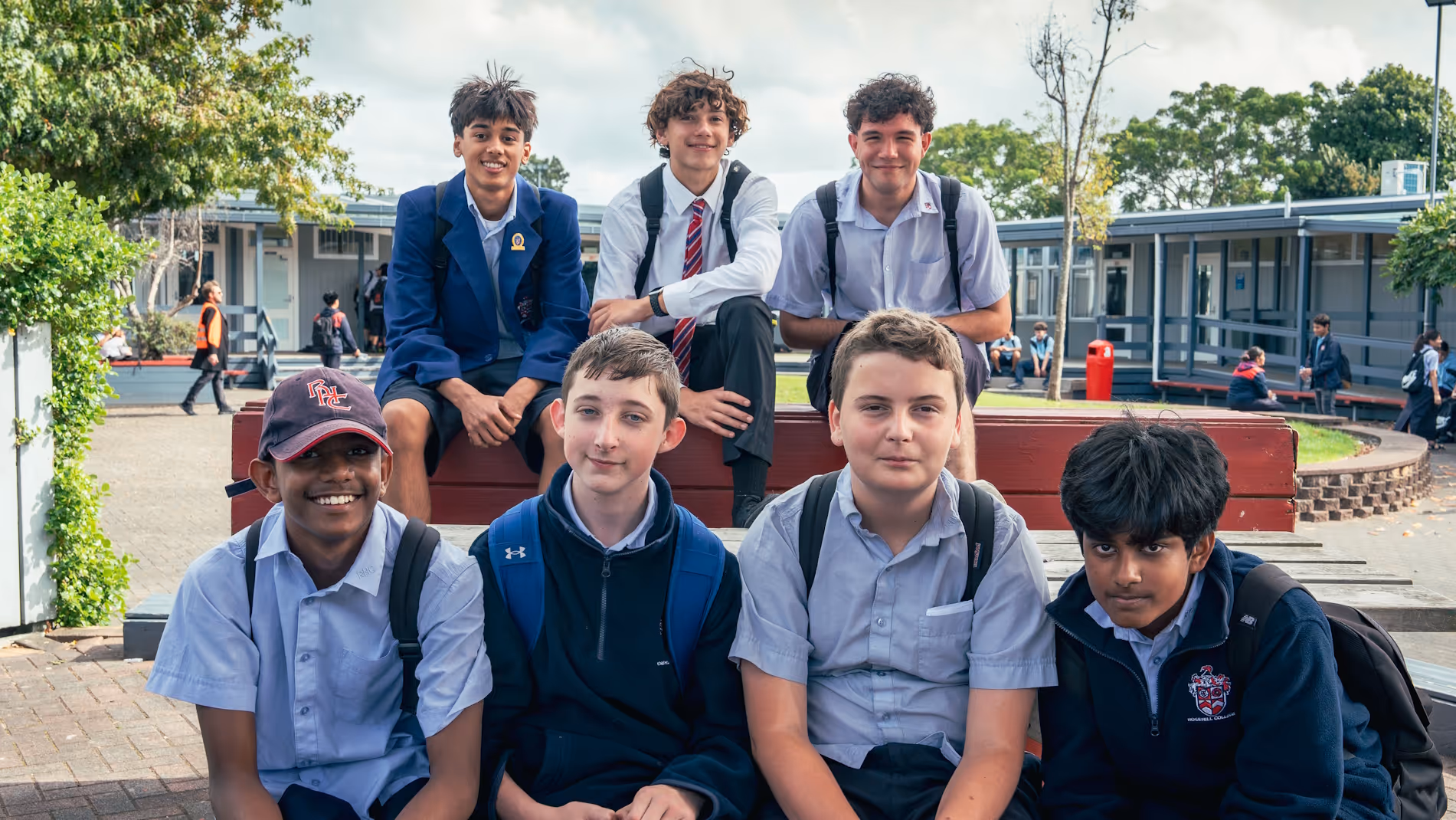 Rosehill College students in the safe school environment