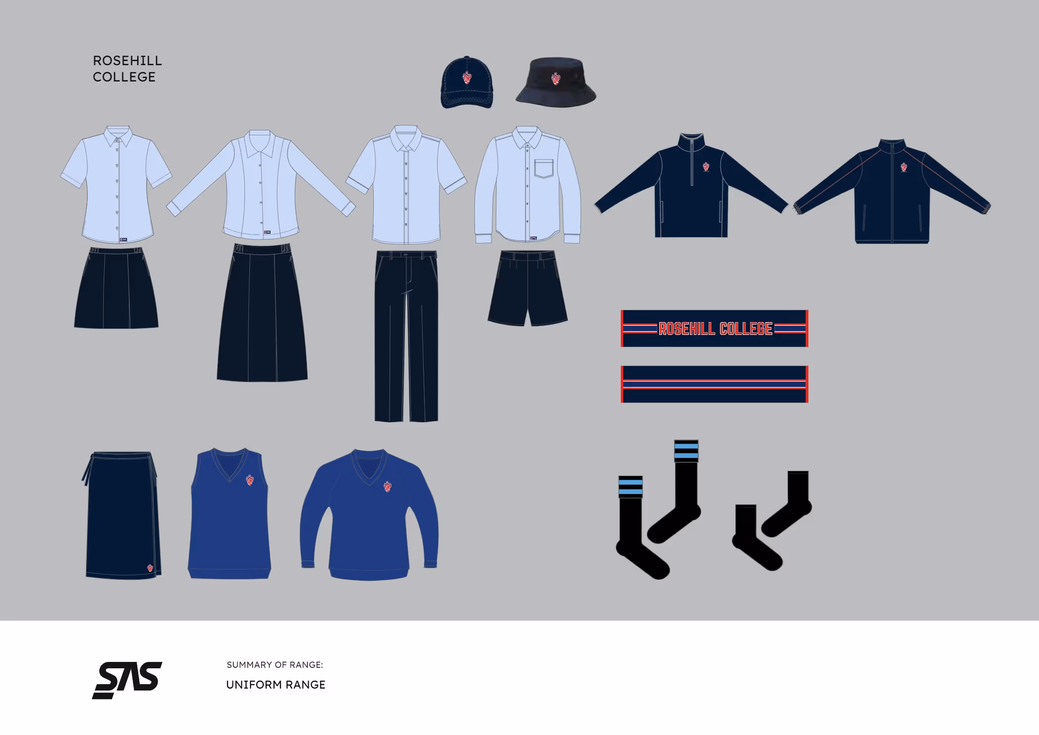 The Rosehill College junior uniform