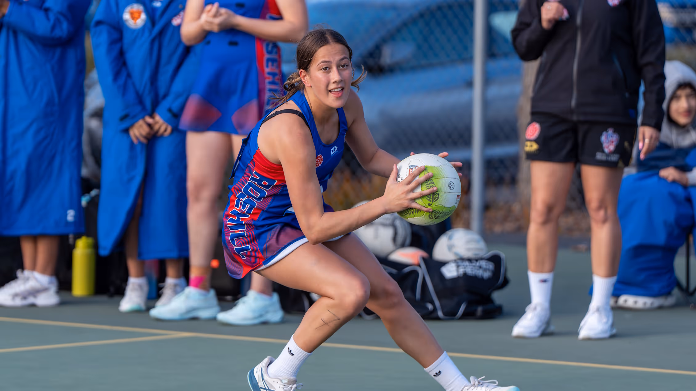 Rosehill College students playing sport