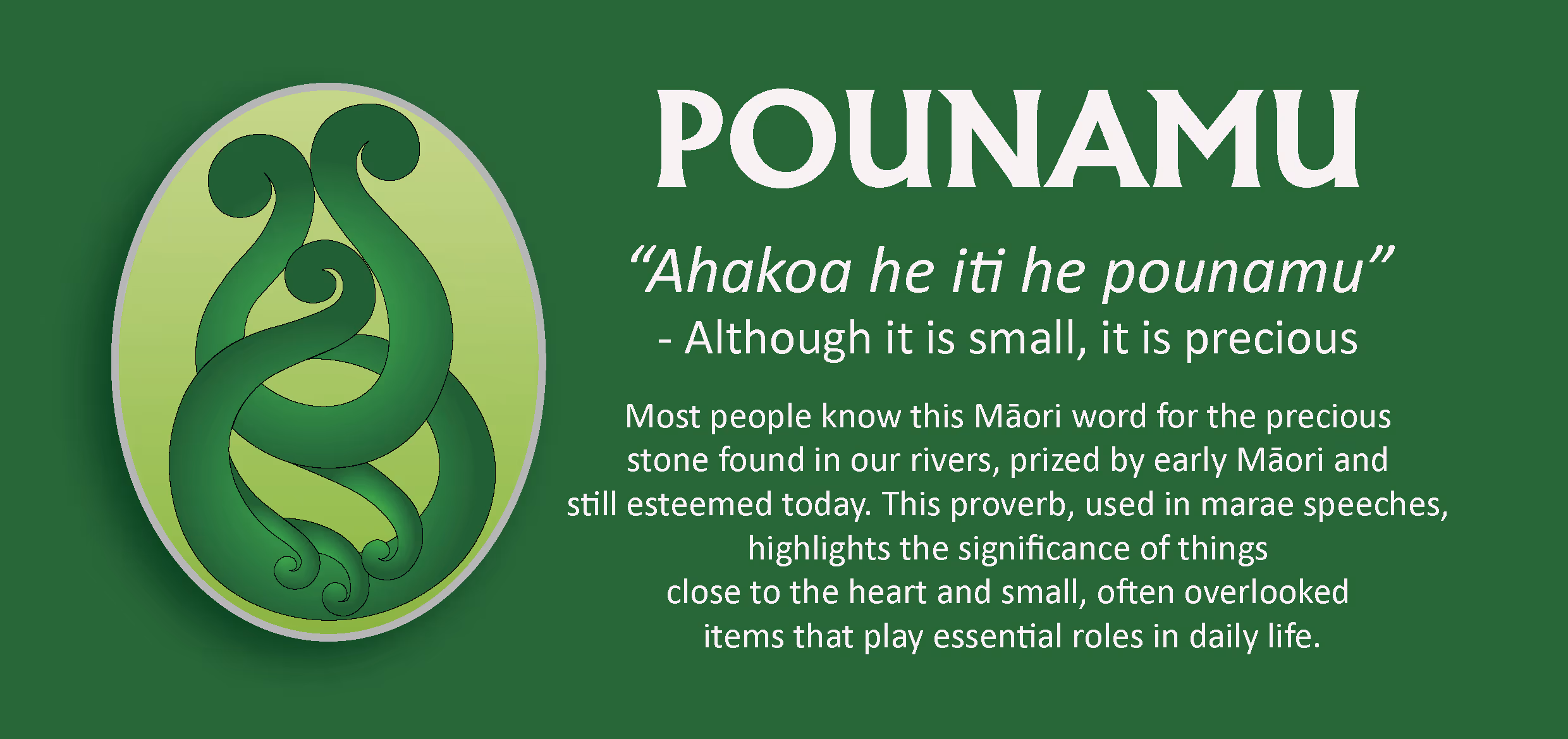 Pounamu house emblem